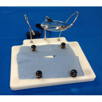 Small Animal Surgical Board with Magnetic base- LED and Magnifier