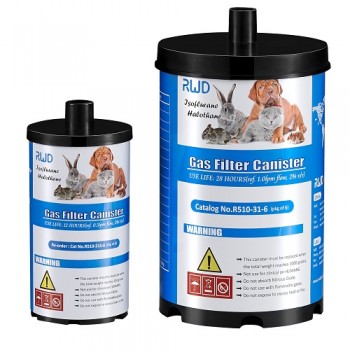 Gas filter canister