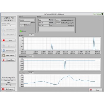 BIO-TELEMETRY Vitalview telemetry system